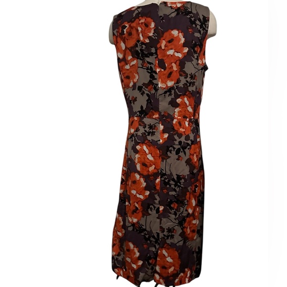 St.John silk floral dress 12 - Picture 3 of 10